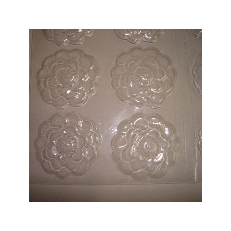Chokoladeform i tynd plast - blomst. Chokoladeform i tynd plast - blomst.