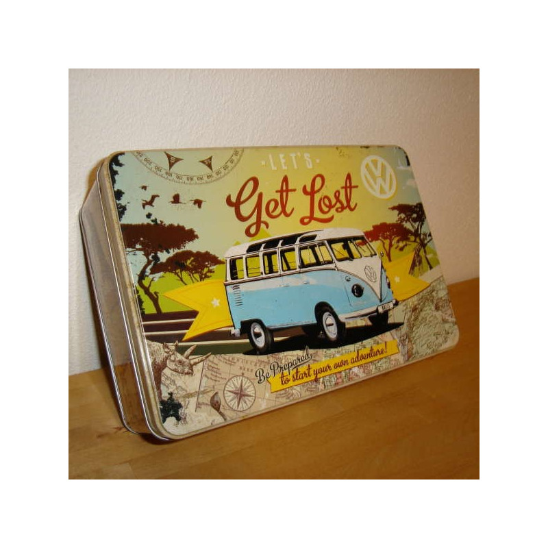 Let´s get lost, flad metal dåse