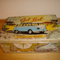 Let´s get lost, flad metal dåse
