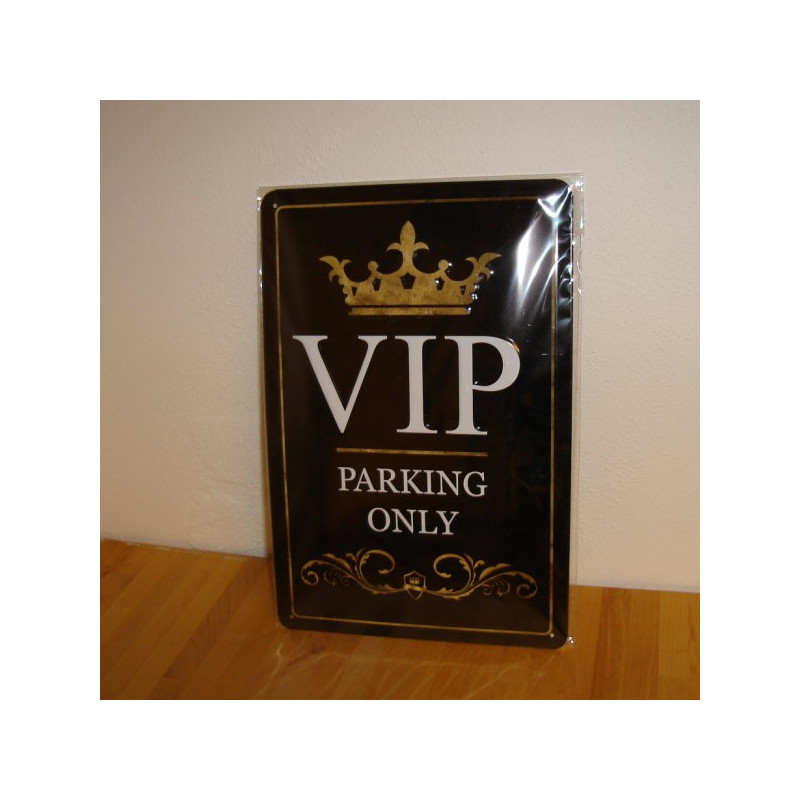 VIP Parking - Blikskilt 20 x 30 cm