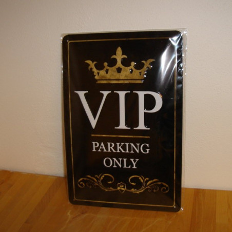 VIP Parking - Blikskilt 20 x 30 cm