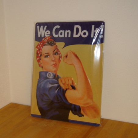 We can do it - Blikskilt 30 x 40 cm