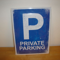 Privat Parking 30 x 40 cm