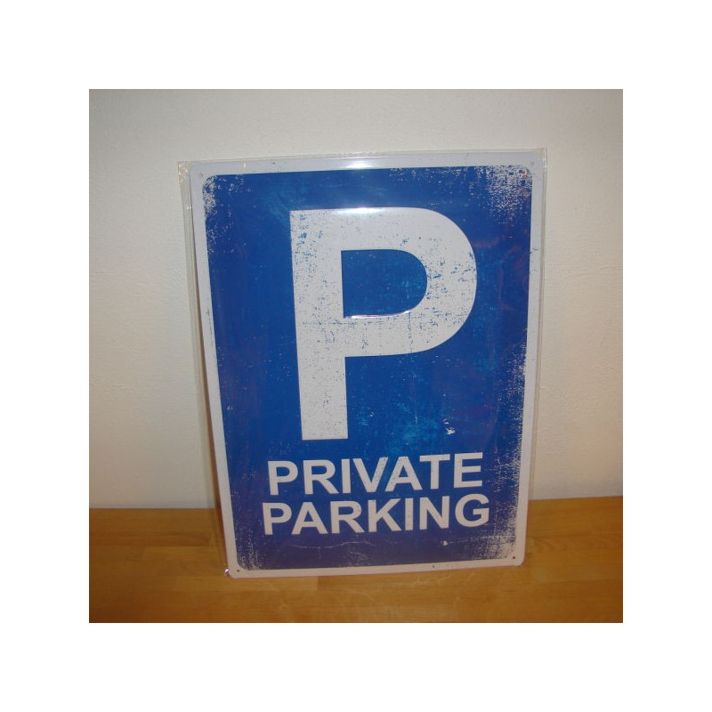 Privat Parking 30 x 40 cm