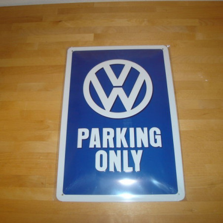 Metal skilt VW parking only