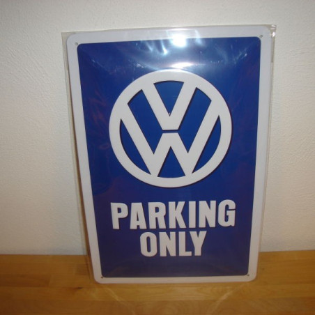 Metal skilt VW parking only