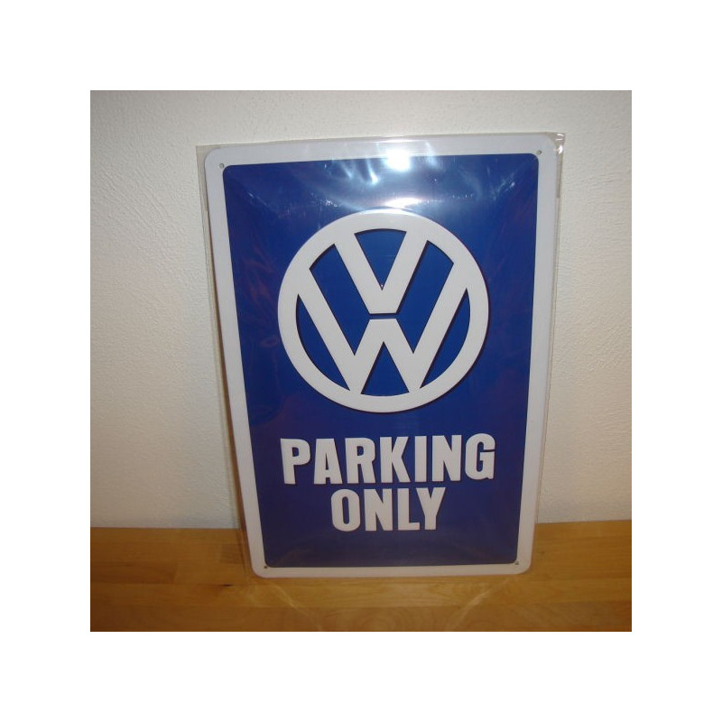 Metal skilt VW parking only