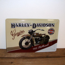Metal skilt , Harley -Davison