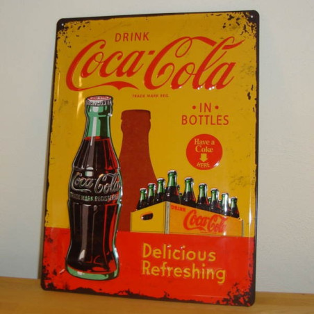 Metal skilt, Coca-Cola