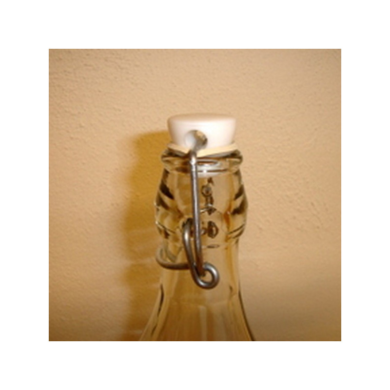 1 liters patent flaske, glas