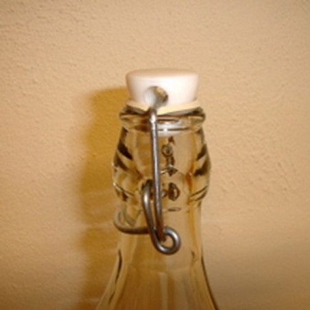 1 liters patent flaske, glas