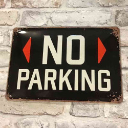 Metalskilt - No Parking.