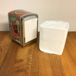 Serviet dispenser med...