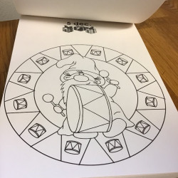 malebog til børn - jul