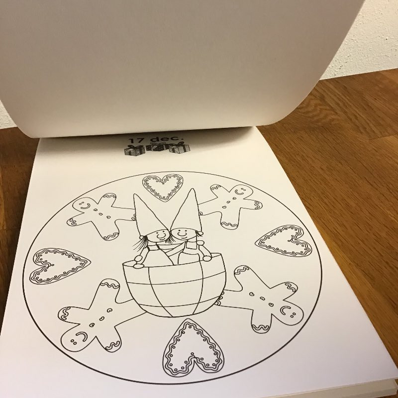 malebog til børn - Jul