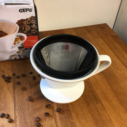 Porcelæns Kaffetragt med genbrugskaffefilter