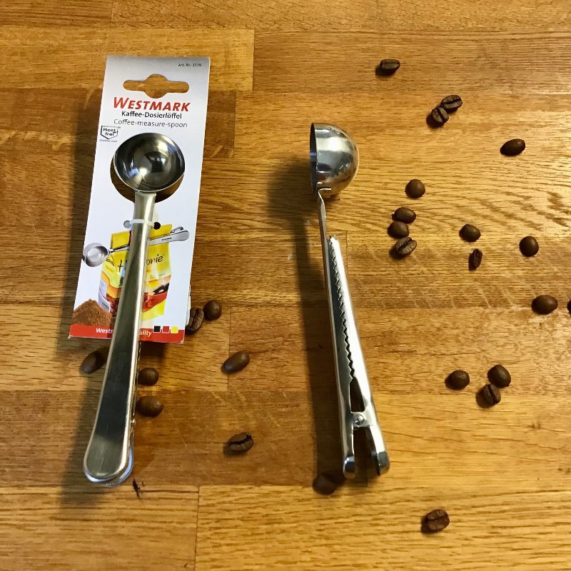 Måleske med clips Måleske med clips