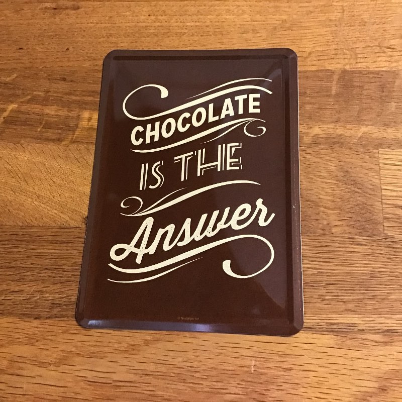Metalkort chocolate is the answer Metalkort chocolate is the answer