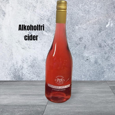 Alkoholfri cider med Hindbærsmag