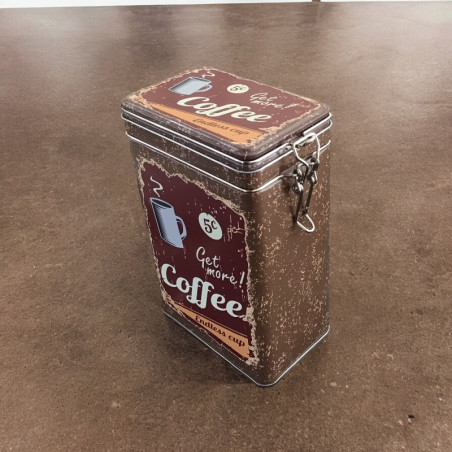 Kaffedåse i metal