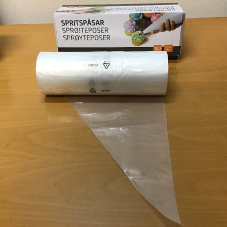 100 stk. engangs sprøjteposer