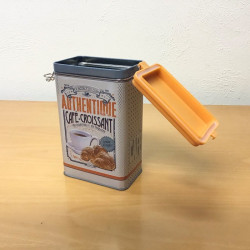 Kaffedåse - metaldåse med patentlukning