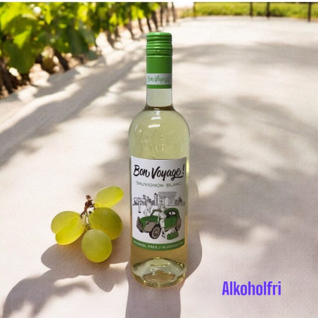 Alkoholfri hvidvin, "Sauvignon Blanc" - Bon Voyage