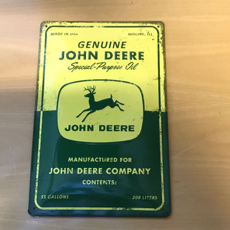Metalskilt John Deere