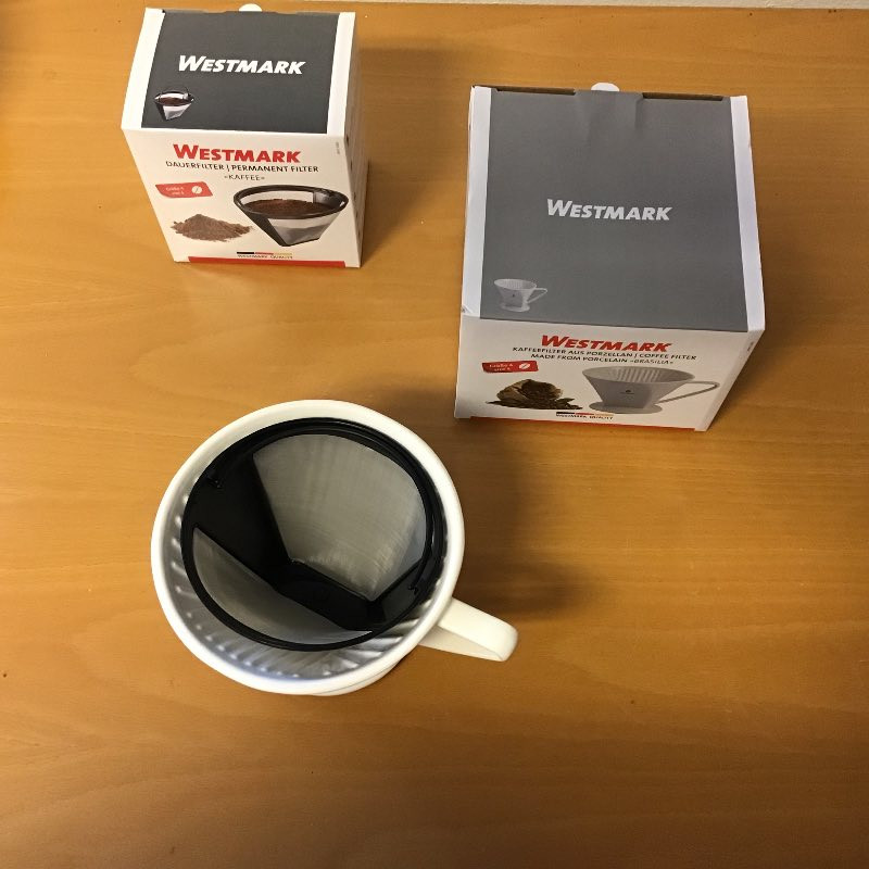 Westmark kaffe tragt og genbrugs kaffe filter
