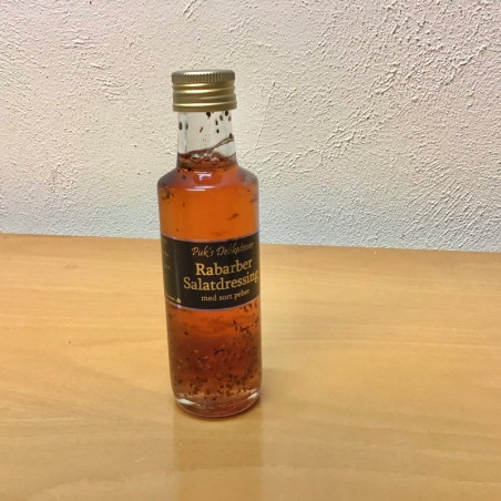 Rabarberdressing Puk`s Delikatesser lille flaske 100 ml