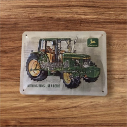 John Deere metalskilt