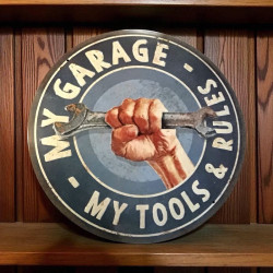 Metalskilt  til Garangen