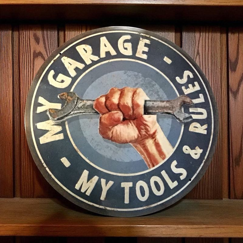 Metalskilt  til Garangen