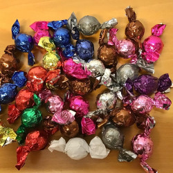 Chokoladekugler, fyldte chokolade med mange forskellige smag