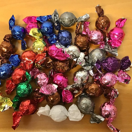 Chokoladekugler, fyldte chokolade med mange forskellige smag