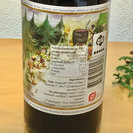 Alkoholfri saft Gløgg fra søbogaard