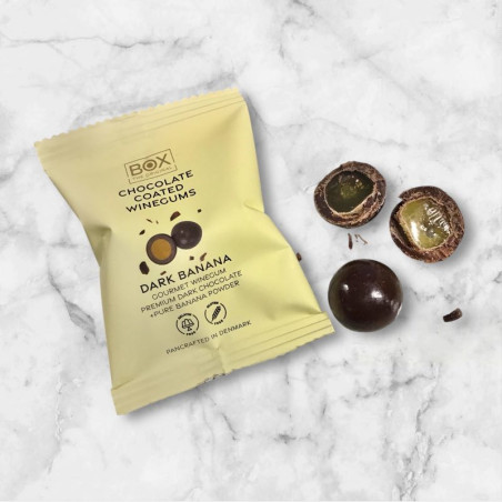 Vingummi med chokolade, Dark banana