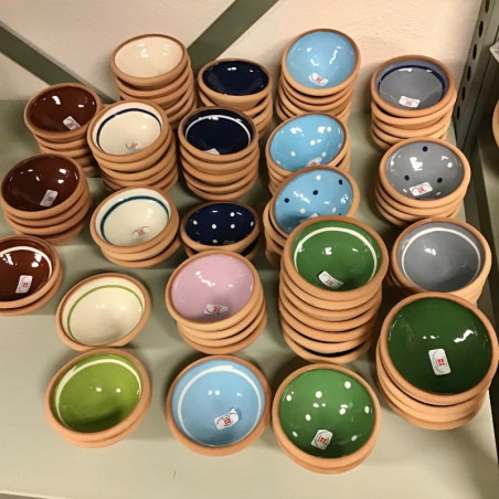 Saltkar, lerskåle dia. 7cm