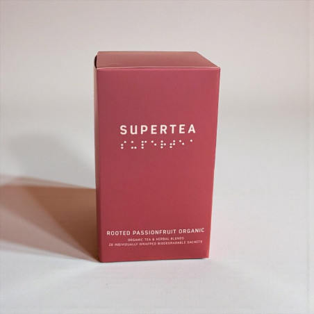 Økologisk te - grøn te med smag af havtorn, lakrids, appelsin mm. 20 tebreve i æske fra Teministeriet.