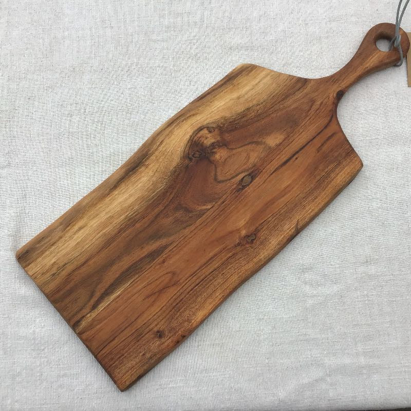 Skærebræt i træ 25 x 60 cm