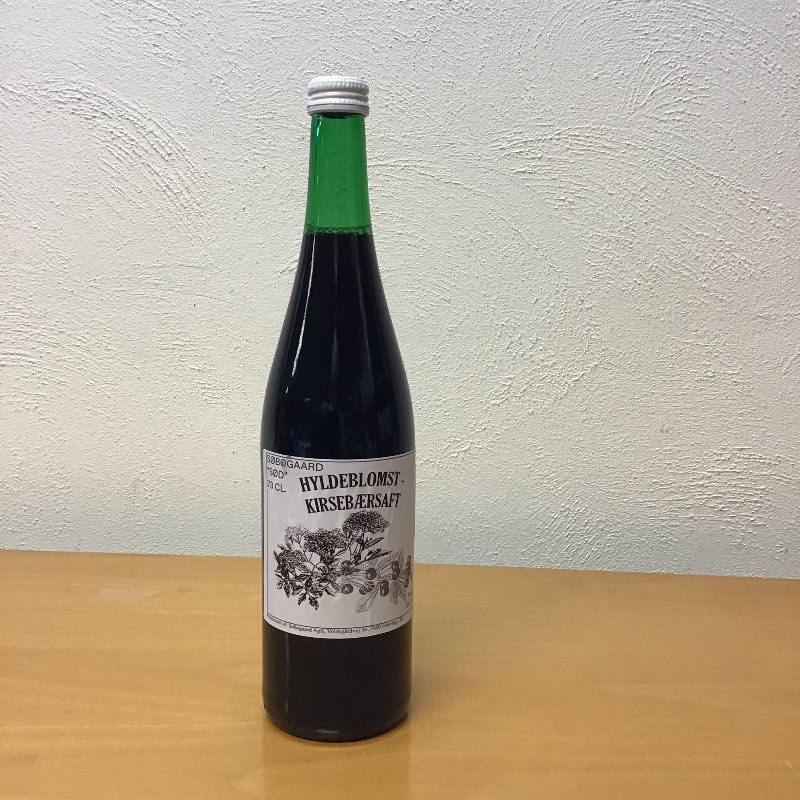 Hyldeblomst-Kirsebærsaft "sød"