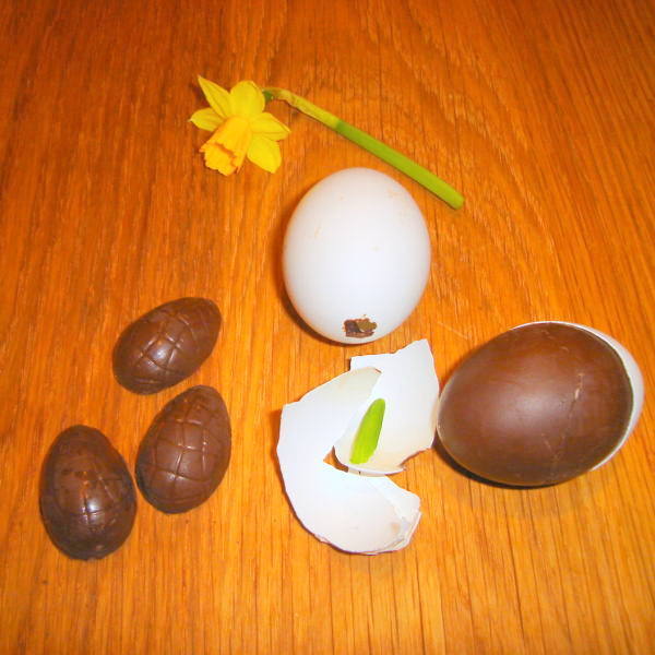 Påskeæg i chokolade